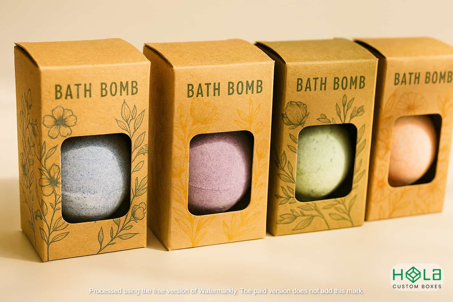 custom bath bomb boxes